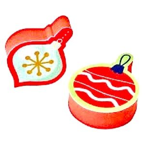 JOlE Winter Ornament 2-Pack Sponge Set